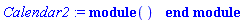 Calendar2 := module () end module