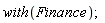 with(Finance)