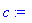 c := ``