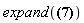 expand(``(2)*``(3))