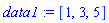 data1 := [1, 3, 5]