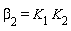beta[2] = K[1]*K[2]