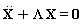 diff(X(t), t, t)+Lambda*X(t) = 0