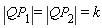 abs(QP[1]) = abs(QP[2]) and abs(QP[2]) = k