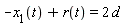 -x[1](t)+r(t) = 2*d
