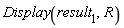 Display(result[1], R)