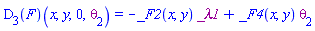 (D[3](F))(x, y, 0, theta[2]) = -_F2(x, y)*_lambda1+_F4(x, y)*theta[2]