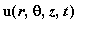 u(r,theta,z,t)