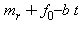 m[r]+f[0]-b*t