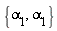 {alpha[1]}
