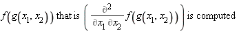 (f(g(x[1], x[2]))*that*is*(Diff(f(g(x[1], x[2])), x[1], x[2]))*is)*computed