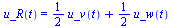 u_R(t) = `+`(`*`(`/`(1, 2), `*`(u_v(t))), `*`(`/`(1, 2), `*`(u_w(t))))