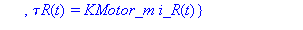 {tau_L(t) = KMotor_m*i_L(t), tau_R(t) = KMotor_m*i_R(t)}