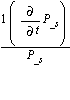 (diff(P[_s], t))/P[_s]
