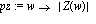 pz := proc (w) options operator, arrow; abs(Z(w)) end proc