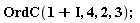 OrdC(1+I, 4, 2, 3);
