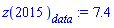 z(2015)[data] := 7.4