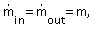 "(m)[in] =(m)[out] = m, "