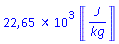22646.3465*Units:-Unit(J/kg)