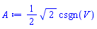 (1/2)*2^(1/2)*csgn(V)