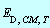 E[D, CM, T]