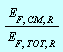 Units:-Standard:-`*`(E[F, CM, R], Units:-Standard:-`/`(E[F, TOT, R]))