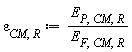 varepsilon[CM, R] := Units:-Standard:-`*`(E[P, CM, R], Units:-Standard:-`/`(E[F, CM, R]))