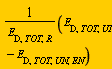 Units:-Standard:-`*`(Units:-Standard:-`+`(E[D, TOT, UN], Units:-Standard:-`-`(E[D, TOT, UN, EN])), Units:-Standard:-`/`(E[D, TOT, R]))