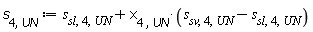 s[4, UN] := Units:-Standard:-`+`(s[sl, 4, UN], Units:-Standard:-`*`(x[4, UN], Units:-Standard:-`+`(s[sv, 4, UN], Units:-Standard:-`-`(s[sl, 4, UN]))))