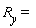 "R[y]="