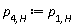 p[4, H] := p[1, H]