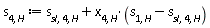 s[4, H] := Units:-Standard:-`+`(s[sl, 4, H], Units:-Standard:-`*`(x[4, H], Units:-Standard:-`+`(s[1, H], Units:-Standard:-`-`(s[sl, 4, H]))))