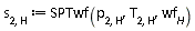 s[2, H] := SPTwf(p[2, H], T[2, H], wf[H])