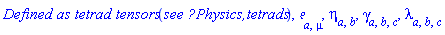 0, "%1 is not a command in the %2 package", Tetrads, Physics