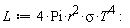 L := 4*Pi*r^2*sigma*T^4