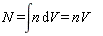 N = int(n, V) and int(n, V) = nV