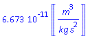 0.6673e-10*Units:-Unit(m^3/(kg*s^2))