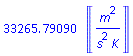 33265.79090*Units:-Unit(m^2/(s^2*K))