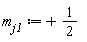 m[j1] := 1/2