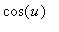 cos(u)
