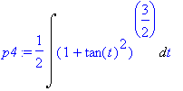 p4 := 1/2*Int((1+tan(t)^2)^(3/2),t)