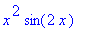 x^2*sin(2*x)