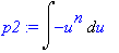 p2 := Int(-u^n,u)