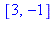 [3, -1]