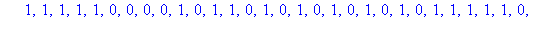 [[0, 0, 1, 1, 0, 1, 1, 0, 0, 0, 0, 1, 0, 0, 1, 1, 0, 0, 0, 1, 1, 0, 0, 0, 0, 1, 1, 1, 1, 1, 0, 1, 1, 0, 1, 1, 1, 0, 1, 0, 1, 1, 0, 1, 0, 1, 0, 0], [0, 1, 1, 1, 0, 0, 1, 0, 0, 1, 1, 1, 1, 0, 0, 1, 1, 0...
