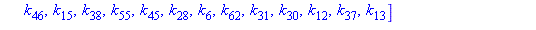 [k[25], k[1], k[49], k[10], k[35], k[3], k[19], k[43], k[17], k[60], k[34], k[57], k[18], k[50], k[41], k[11], k[59], k[44], k[9], k[52], k[51], k[42], k[33], k[27], k[39], k[14], k[21], k[4], k[54], ...