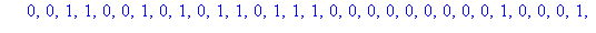 [[0, 0, 0, 1, 1, 0, 0, 0, 1, 0, 0, 1, 0, 0, 1, 0, 1, 1, 1, 1, 1, 1, 0, 0, 0, 1, 1, 0, 1, 0, 0, 1, 0, 0, 0, 1, 0, 1, 0, 1, 1, 0, 1, 0, 1, 1, 0, 0], [0, 0, 0, 1, 0, 1, 0, 0, 0, 0, 1, 0, 0, 1, 1, 0, 0, 1...