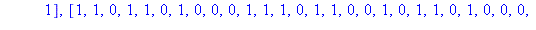[[0, 1, 1, 1, 0, 0, 0, 1, 1, 0, 0, 0, 0, 1, 0, 1, 1, 0, 1, 1, 1, 0, 1, 0, 0, 0, 1, 0, 0, 0, 0, 1, 1, 1, 0, 1, 1, 1, 0, 1, 1, 0, 0, 1, 0, 0, 0, 1], [0, 1, 0, 0, 1, 0, 0, 0, 1, 0, 0, 1, 1, 0, 0, 1, 1, 1...