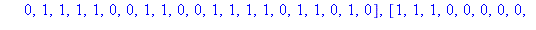 [[0, 1, 1, 1, 0, 0, 0, 1, 1, 0, 0, 0, 0, 1, 0, 1, 1, 0, 1, 1, 1, 0, 1, 0, 0, 0, 1, 0, 0, 0, 0, 1, 1, 1, 0, 1, 1, 1, 0, 1, 1, 0, 0, 1, 0, 0, 0, 1], [0, 1, 0, 0, 1, 0, 0, 0, 1, 0, 0, 1, 1, 0, 0, 1, 1, 1...