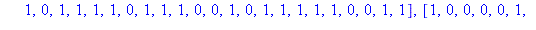[[0, 1, 0, 0, 1, 0, 0, 0, 0, 1, 0, 0, 0, 1, 1, 1, 0, 0, 0, 0, 0, 0, 0, 0, 0, 0, 0, 0, 0, 0, 0, 0, 0, 1, 0, 1, 1, 1, 1, 0, 0, 1, 1, 1, 1, 0, 1, 1], [1, 1, 1, 1, 0, 0, 1, 1, 0, 0, 1, 0, 0, 1, 0, 1, 1, 1...